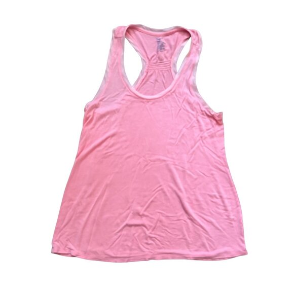 Gap Womens Pink Racerback Tank Top XS 100% Rayon Vintage Y2K Layering Stretch - Picture 1 of 5
